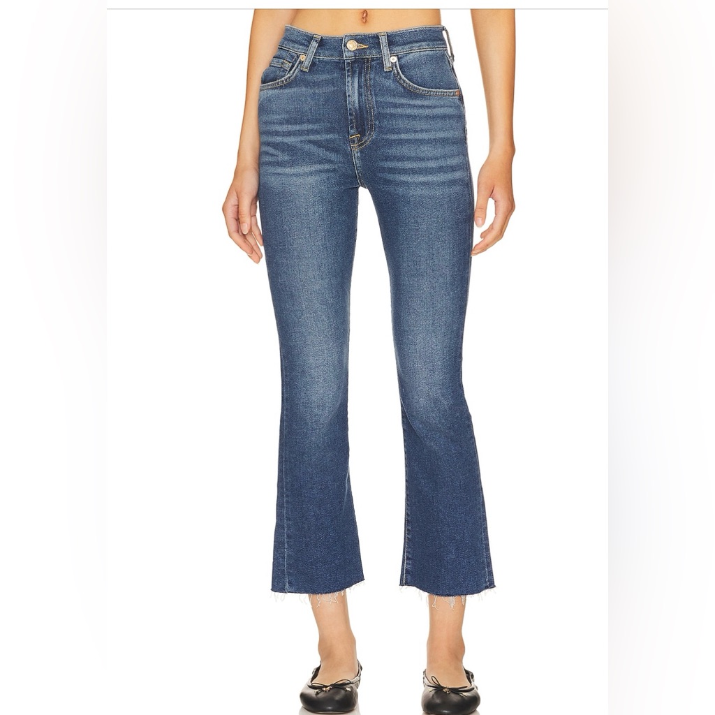 7 For All Mankind High Waisted Slim Kick Jeans